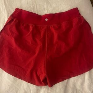 Red lululemon fast and free
